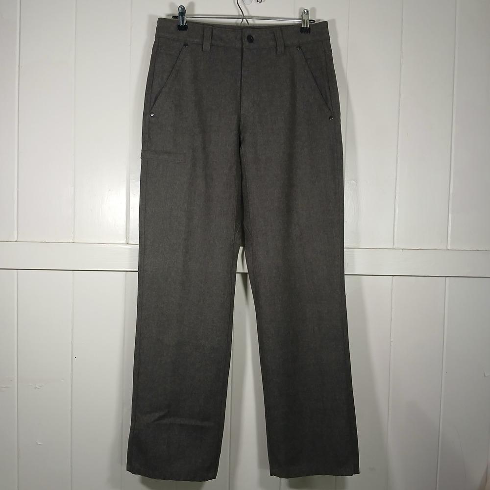 Ibex Merino Ramble Wool Pants Men 32 x 32 Charcoal Gray Straight Utility Outdoor